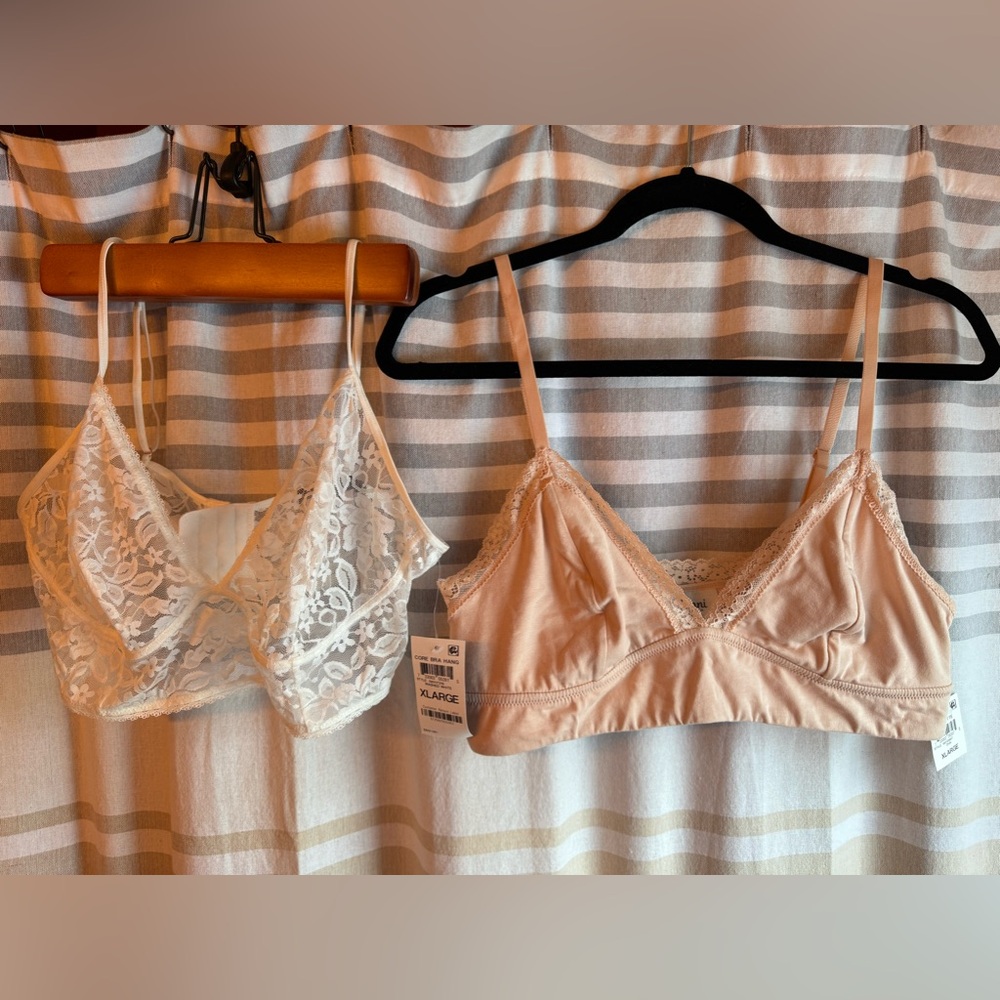 INC  and Jenny intimates  Bralettes From Macys. 2 for $22